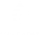 blue carex logo white